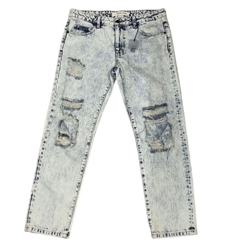 Hidden Jeans Acid Wash Distressed
Jeans(Size 29)